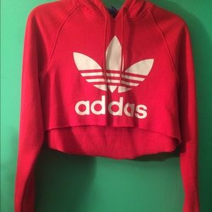 Cropped adidas sweatshirt