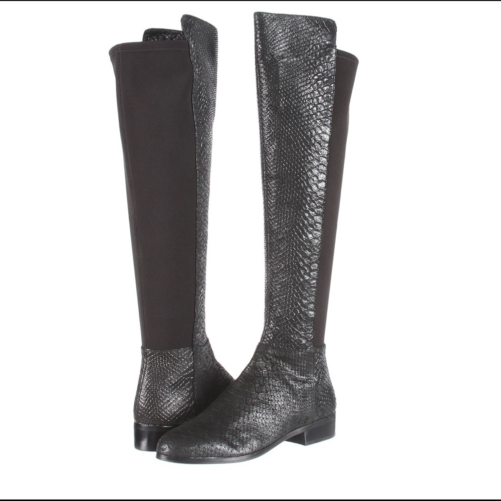 Michael Kors Snakeskin Knee High Boots
