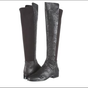 Michael Kors Snakeskin Knee High Boots