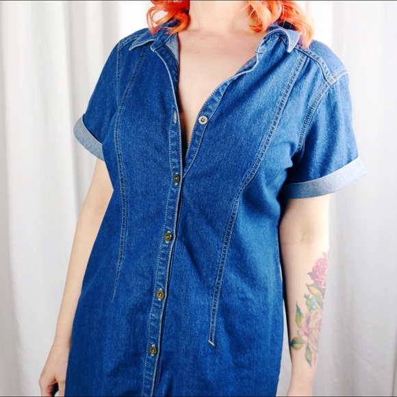 Dresses - HALF OFF SALE | Denim Button Front Dress Dresses - HALF OFF SALE | Denim Button Front Dress
