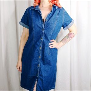 Dresses - HALF OFF SALE | Denim Button Front Dress Dresses - HALF OFF SALE | Denim Button Front Dress