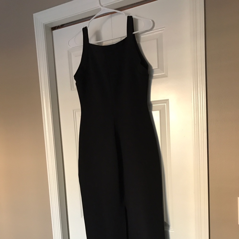 Fitted Black Dress-Medium