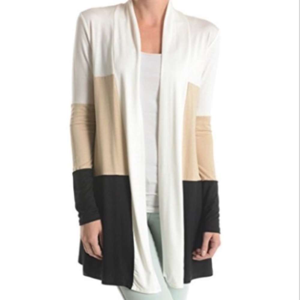 Color Block Cardigan