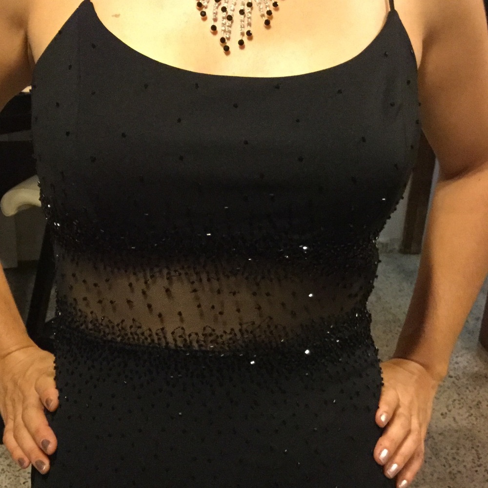 Beautiful black floor length dress