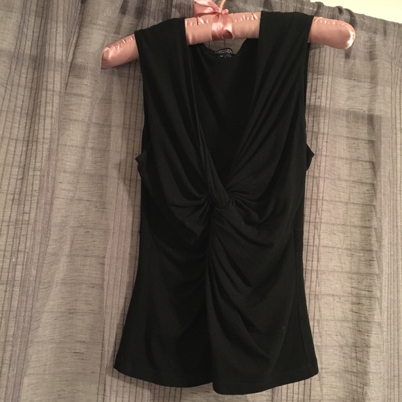 EUC Karen Kane black sleeveless twist top size M - Picture 1 of 3