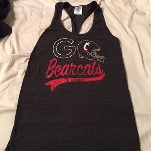 XL women's racerback University of Cincinnati tank