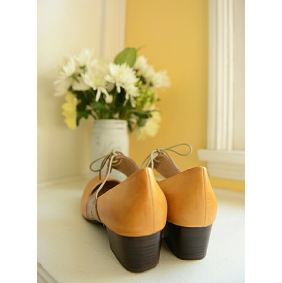 FINAL SALE: Chocolate Blu Marigold/Taupe MaryJanes - Picture 3 of 4