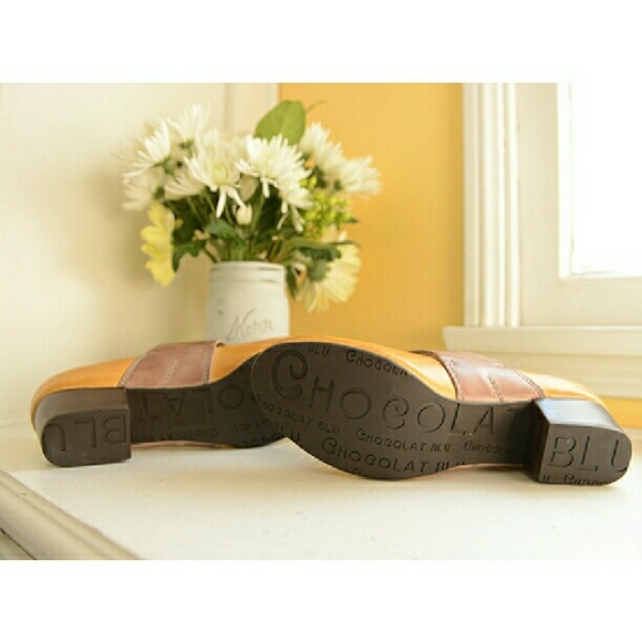 FINAL SALE: Chocolate Blu Marigold/Taupe MaryJanes - Picture 4 of 4