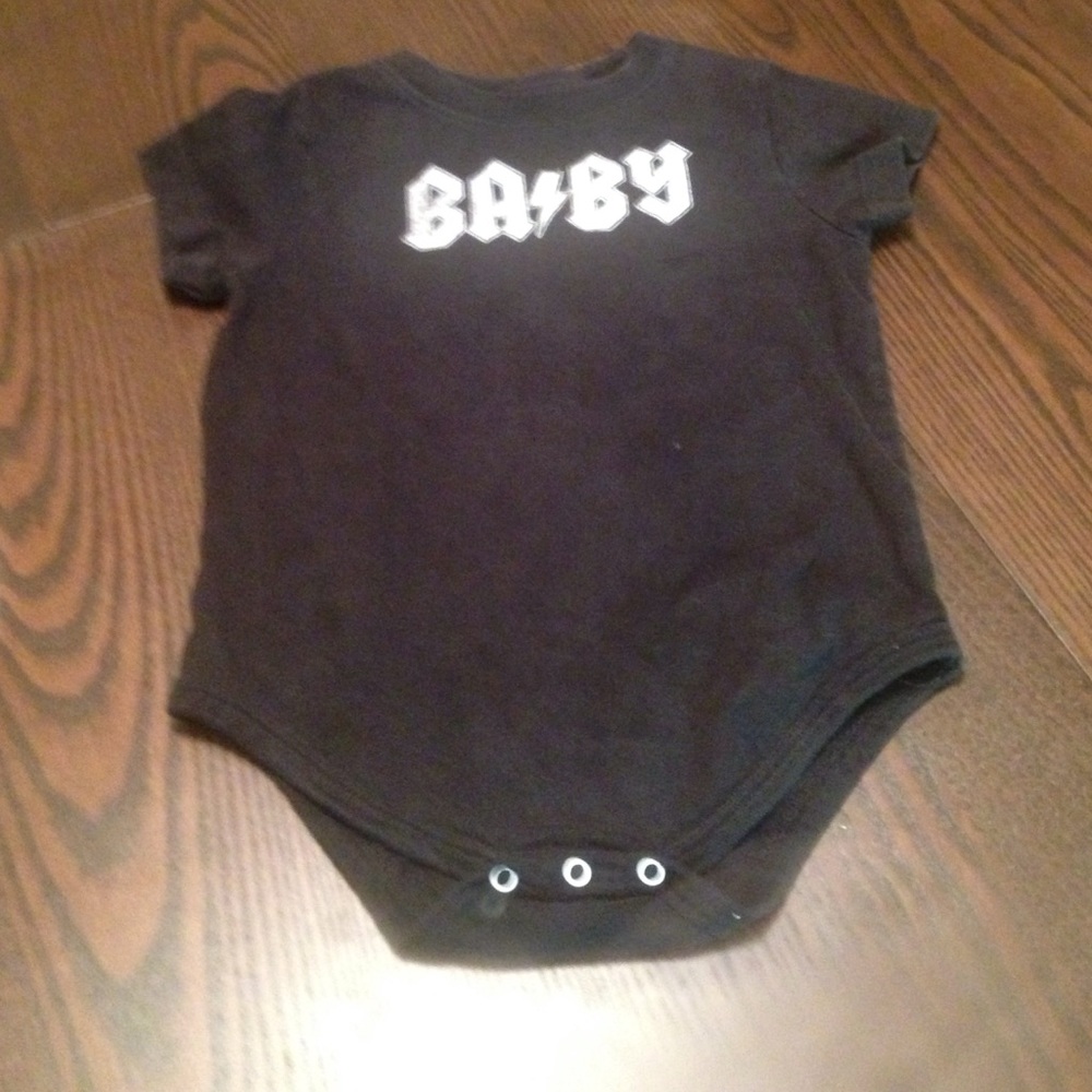 AC/DC BABY ONESIE SIZE 18 MONTHS