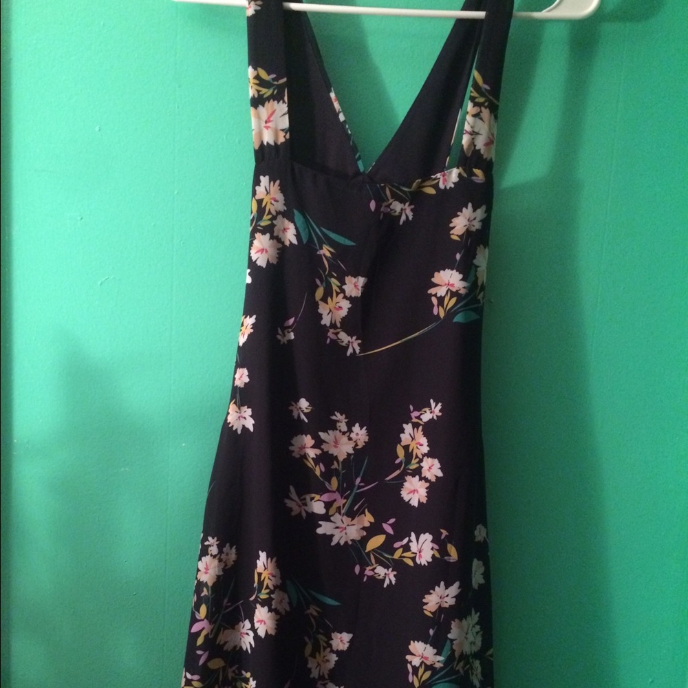 Floral overall dress