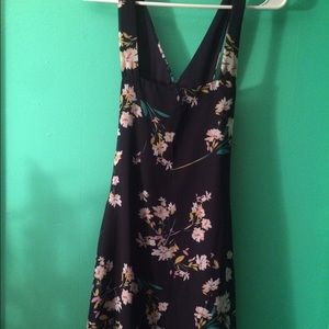 Floral overall dress