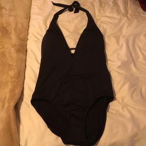 Black one piece swimsuit