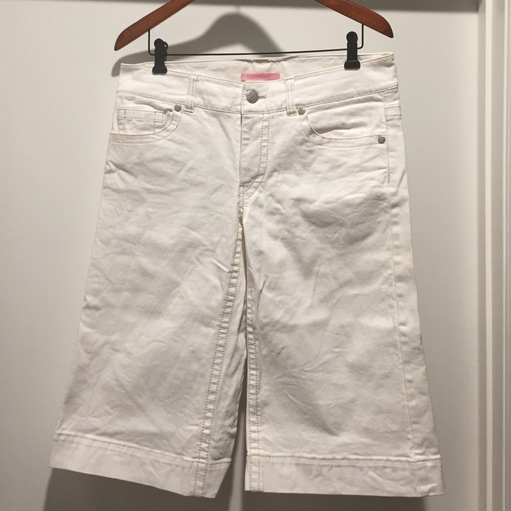 White Goucho style pants