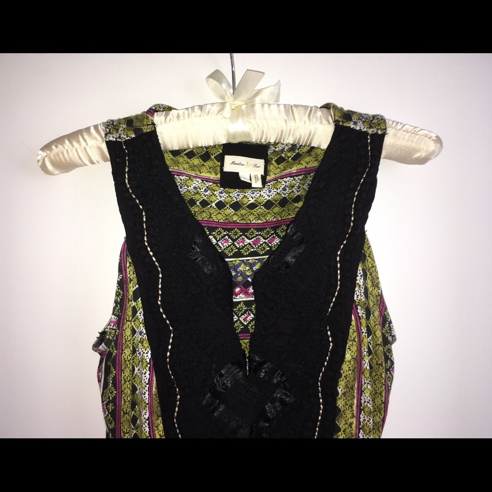 Embroidered Anthropologie Top