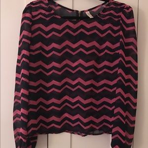 Long sleeve blouse