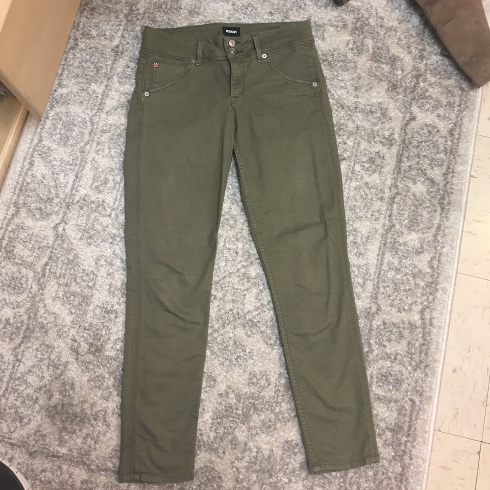 Hudson Jeans army green pants/jeggings