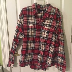 XXL red/cream flannel by Polo by Ralph Lauren