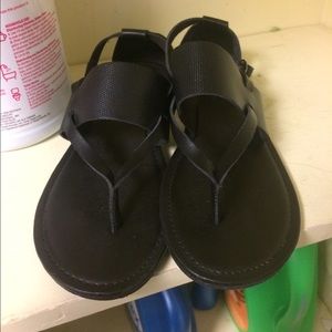 American Eagle Black Sandals size 9 new