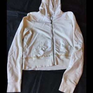 Express studded Zip Up Hoodie Sweatshirt Jacket