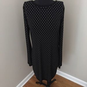J Lo Black studded Dress