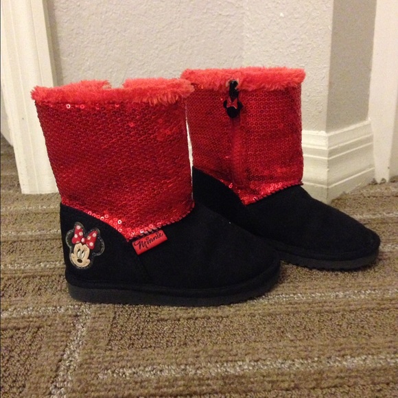 Disney Other - ⛔️REDUCED ⛔️ Disney Minnie Sequin Boots