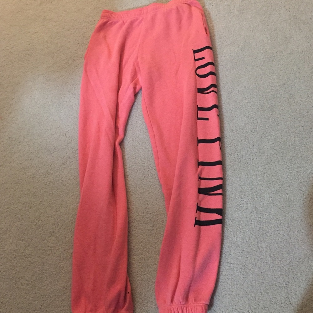 Pink sweats