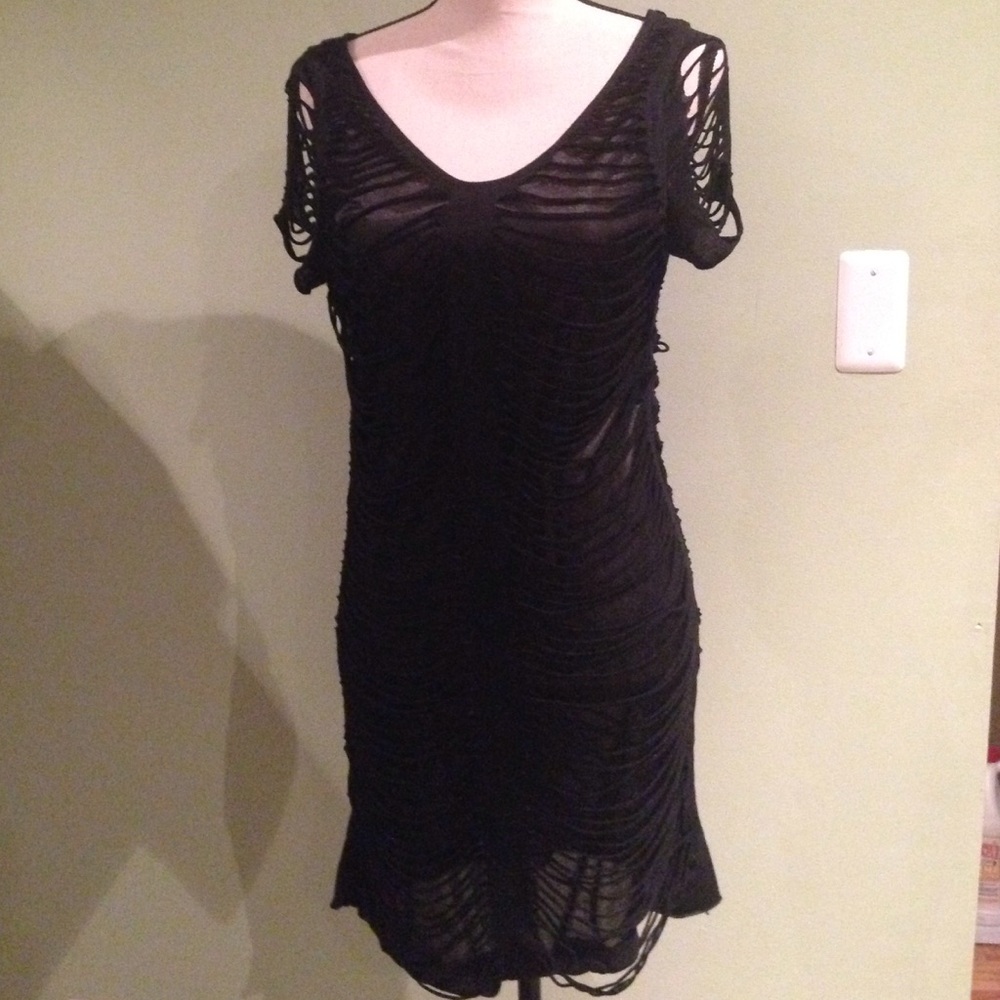 Black night club dress