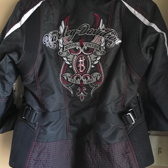 SOLD- Harley Davidson Women's Riding Jacket - Picture 6 of 8