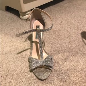 silver heels
