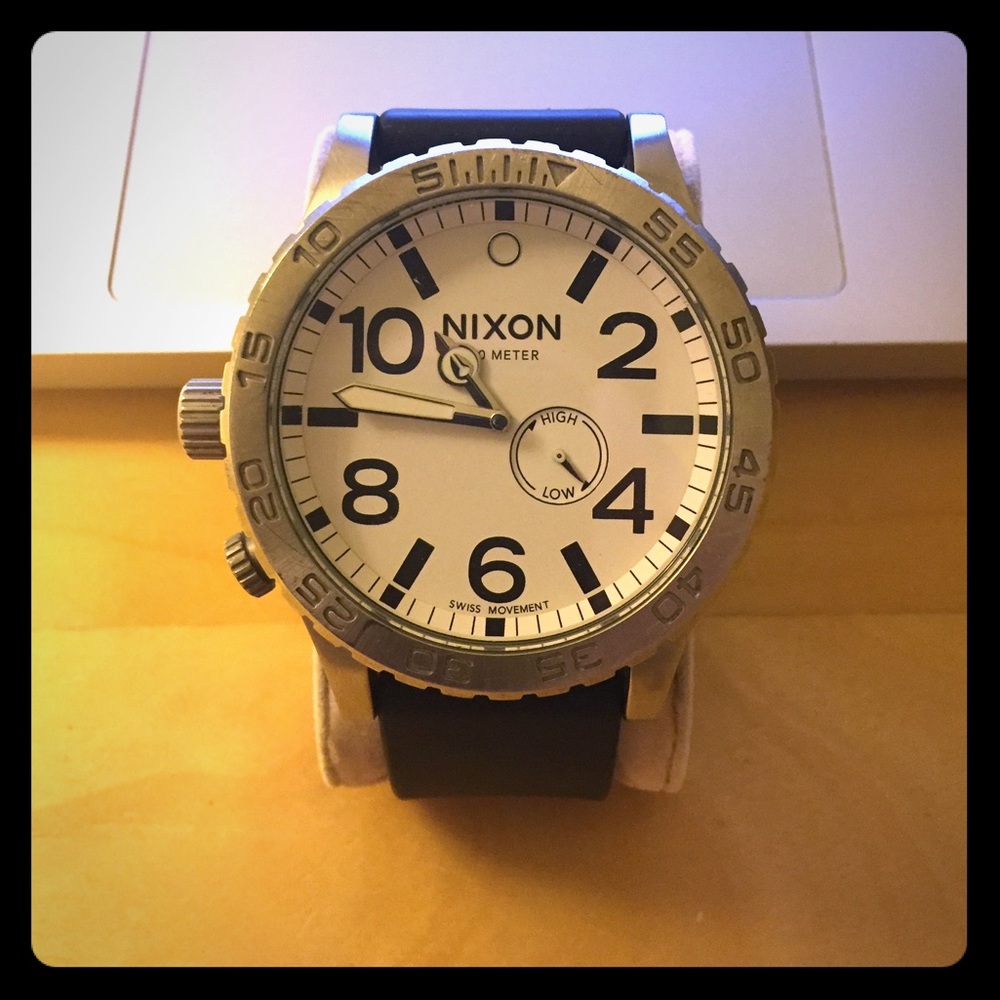 Nixon 51-30 Chrono, Leather band, 51 mm
