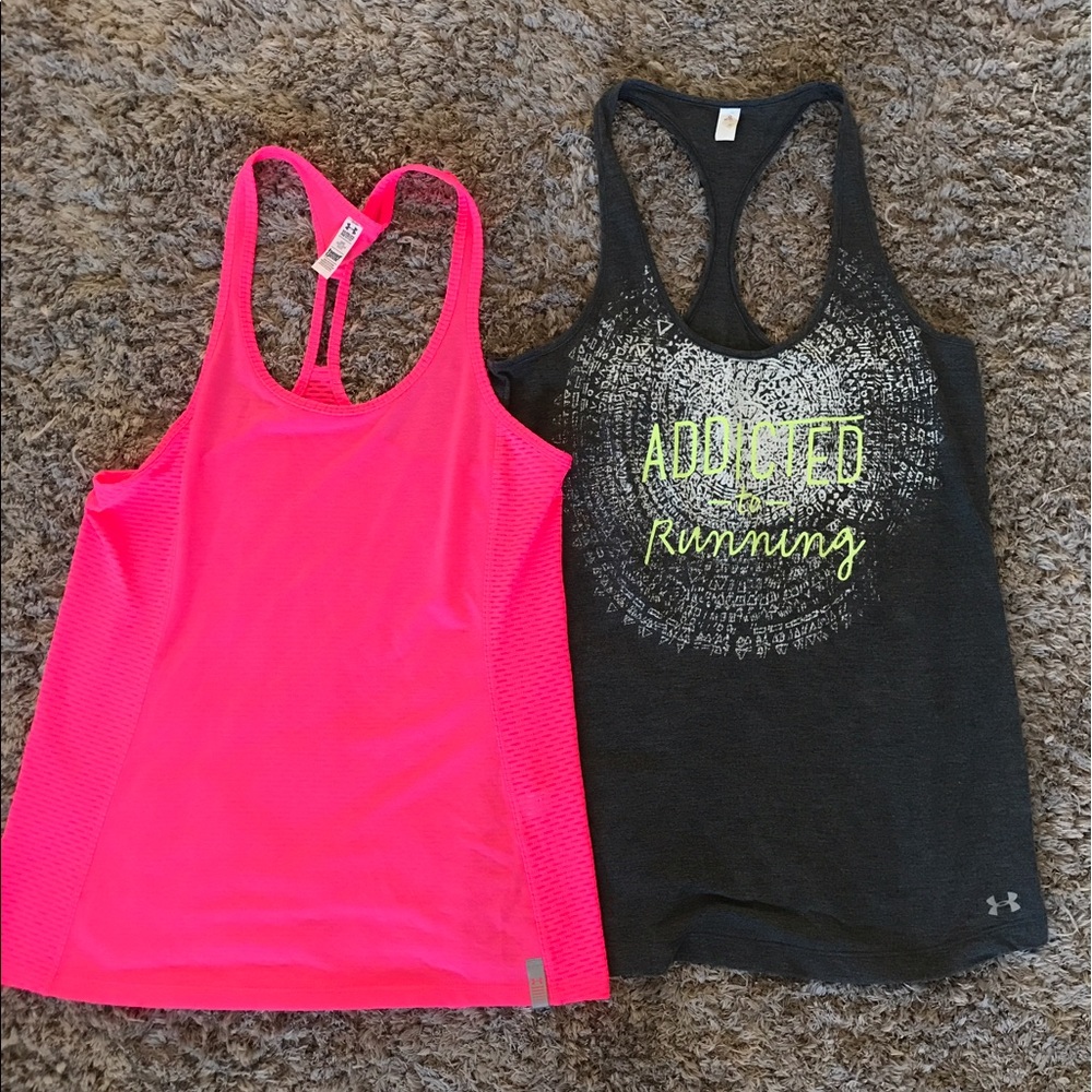 small under armour workout tank tops