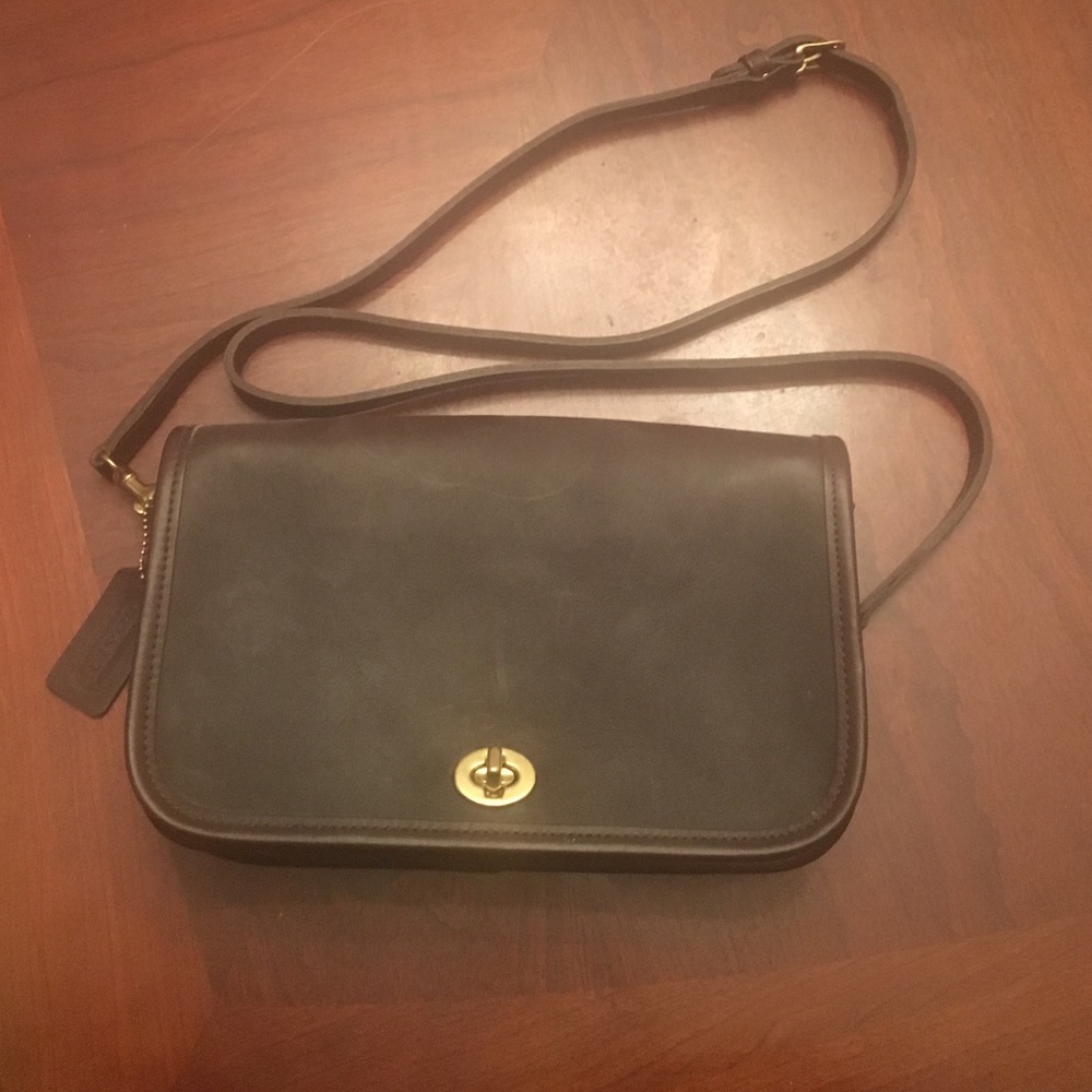 Dark Brown Vintage Coach Bag