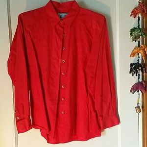 Bright red Wrangler Western Wear for Women shirt