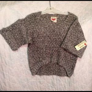 NWT. Derek Heart High-Low Knit Scoopneck Sweater