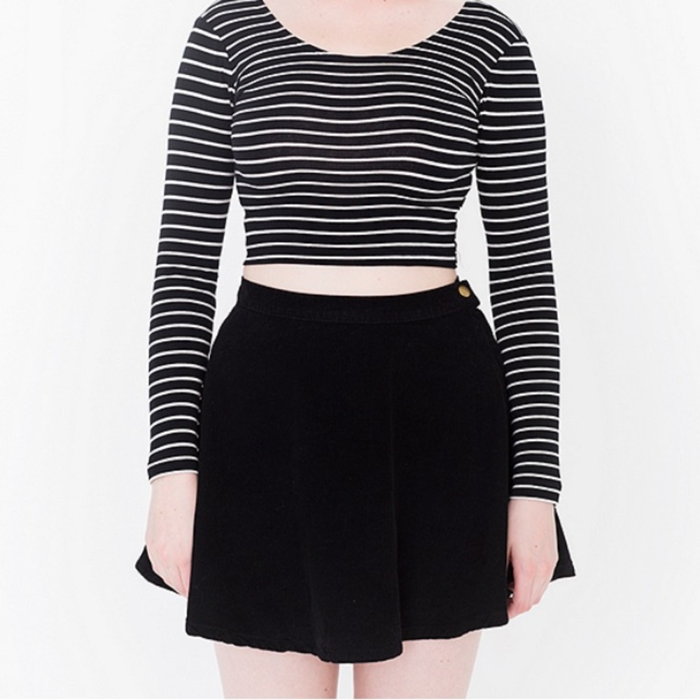 American Apparel Denim Skirt