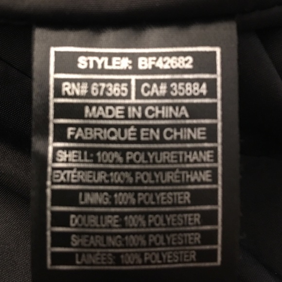 BB Dakota Leather Jacket. Barely worn (1x). - Picture 4 of 4