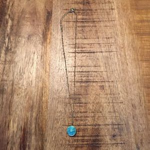 Turquoise stone necklace