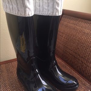 Sociology Black Rain Boots size 9