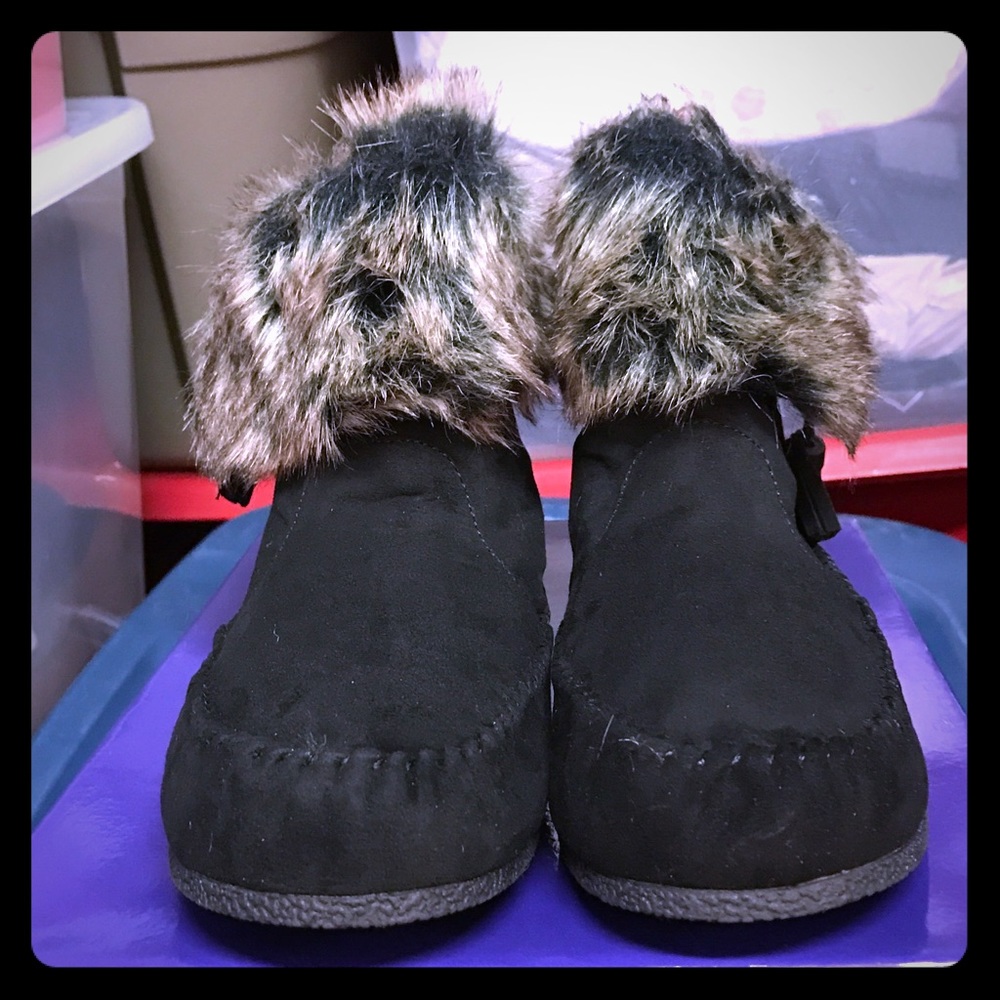 Brand New Suede Fur Boots