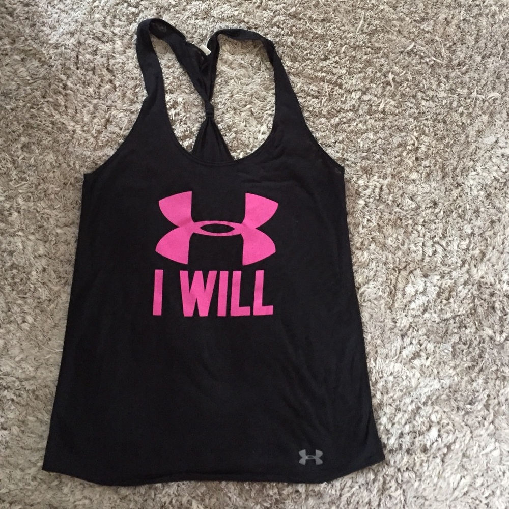 small under armor workout tank top