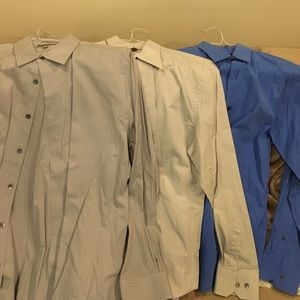 Three Men's dress shirts