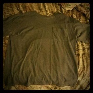 Woman's LG blackish Grey short sleeve top