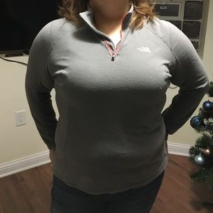 Light Gray North Face Pullover