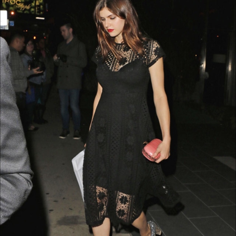 F21 Black Lace Dress NWT