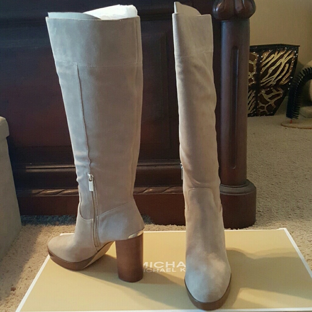 New Michael Michael Kors Regina Platform Boots