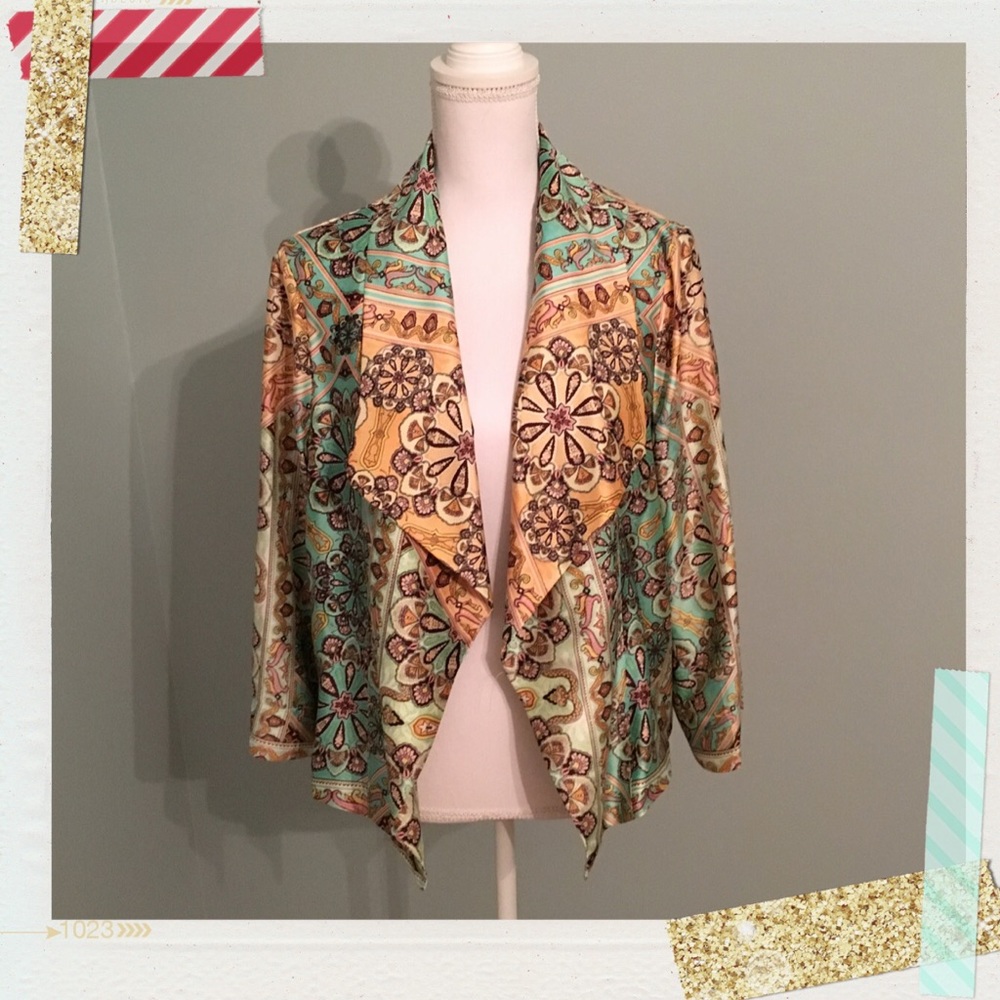 Soft Lightweight Multicolor Dress Jacket