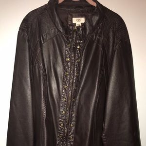 Faux Leather Jacket size 22/24