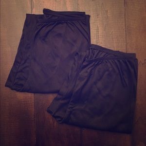 Women's Cuddl Duds Black Base Layers Size Medium