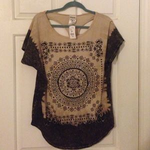 ~*~ Vocal brand bling western Aztec top size L ~*~