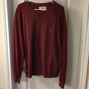 Original Penguin burgundy sweater XL